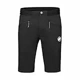 Mammut Aenergy Light SO Shorts Men | Outdoor Wanderhose für Herren, Kurze Trekkinghose, Sporthose mit Taschen für Sommer, Leichte Kletterhose, Funktionshose für Sport, Atmungsaktiv | Schwarz, 50