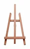 Marabu 1625000000101 - Tisch Staffelei, kleine, dreibeinige Holzstaffelei, zum Aufstellen von Keilrahmen, Fotos und Karten, aus lackiertem Buchenholz, maximale Bildhöhe 36 cm, Gesamthöhe ca. 43 cm