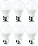 Amazon Basics E27 LED Lampe, 8.5W (ersetzt 60W), warmweiß, dimmbar - 6 Stück (1er Pack)