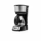 Tristar Kaffeemaschine, für 4-6 Tassen, Warmhaltefunktion, automatische Abschaltung, tropffreies System, herausnehmbarer Wasserfilter, BPA-frei, spülmaschinenfeste Teile, CM-1284