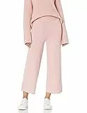 The Drop Damen Bernadette Sweat-Hose, zum Hineinschlüpfen, lockerer Schnitt, knöchellang, Zephyr Pink, M