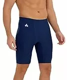 SURFEASY Herren Wettkampf-Schwimmhose Lang Badehose zum Schwimmen Racing Trainings (Marineblau, L)