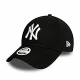 New Era New York Yankees MLB League Essential Schwarz 9Forty Verstellbare Damen Cap - One-Size