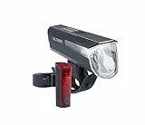 Büchel BLC Fahrradlichter Set I umschaltbare Leuchtstärke I StVZO zugelassen | bis zu 14h Akkulaufzeit I Aufladbares Fahrrad licht LED vorne + hinten I Rücklicht Fahrrad, fahrradlicht I Micro-USB