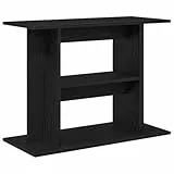 vidaXL Aquariumständer Schwarz Eichen-Optik 80x35x60 cm Holzwerkstoff, Aquarienschrank, Aquarienunterschrank, Aquarienständer, Aquariumunterschrank