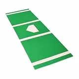 Wenoup Baseball Schlagmatte, Ideal für Schlagpositionstraining Und Softball Übungen. Faltbare, rutschfeste Schlagmatte, GrÜn
