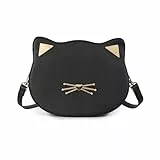 Gladdon Süße kleine Tasche für Teenager, Kleine Umhängetasche und Handtaschen, Damen Schultertasche mit Katzenohren, Katzegeschenk für Mädchen