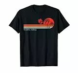 Santa Cruz California Retro Vintage Sonnenuntergang Strand 70er 80er Jahre T-Shirt
