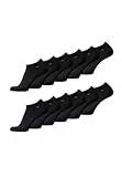 TOM TAILOR Sneaker Socken - bequeme Unisex Socken - Socken für den Alltag und Freizeit - im praktischen 12er Pack, Farben:black, SockSizes:39-42