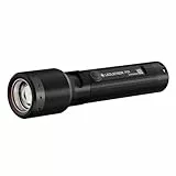 Ledlenser P5R LED Taschenlampe, wiederaufladbar, 750 Lumen, 280m Fokus, USB-C, IP68 wasserdicht, 20 Stunden Laufzeit, Mini-Außenleuchte für Camping, Wandern, Hundespaziergänge