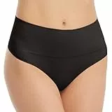SPANX Shapewear für Damen Everyday Shaping Tummy Control Höschen String, Schwarz, XL