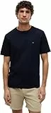 Tommy Hilfiger Herren T-Shirts Kurzarm Essential Regular Fit Rundhalsausschnitt, Blau (Desert Sky), M