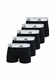 adidas Trunk (5PK) - Active Flex Cotton - Bequeme Unterwäsche, 006 Black, XL