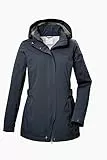G.I.G.A. DX Damen Softshelljacke/Outdoorjacke mit abzippbarer Kapuze GS 75 WMN SFTSHLL JCKT, dunkelnavy, 40, 42695-000