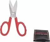 KS Tools 118.0060 Universal-Werkstattschere, 140mm, inklusive Gürteltasche