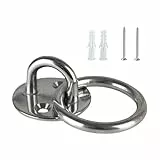 Pad Eye Plate – Edelstahl | Haken, Metallklammerringhaken | Marine runde Türschnalle mit 5 mm oder 7 mm Öffnung für Boote, Wohnmobile, Segelboote, Decks und Outdoor-Hardware Usea