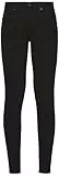 7 for All Mankind Damen Hw Skinny Slim Illusion Luxe Rinsed Black Jeans, Schwarz, 28W EU