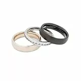 Leonardo Jewels - Edelstahlring ohne Kalenderfunktion, 16, Edelstahl