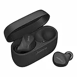 Jabra Elite 4 Active In Ear Bluetooth Earbuds - True Wireless Kopfhörer mit sicherem Sitz, 4 eingebauten Mikrofonen, aktiver Geräuschunterdrückung und anpassbarer HearThrough Funktion - Schwarz