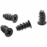 InLine Lüfterschrauben 5,0 x 10,0mm, schwarz (50 Stück)