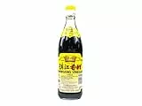 Heng Shun Chinkiang Reisessig – Dunkler Chinesischer Essig aus Klebreis – Mild, Aromatisch & Vielseitig – Ideal für Dumplings, Saucen & Marinaden – OG ASIA – 550ml Glas