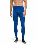 FALKE Herren Baselayer-Hose Warm Long M Ti Funktionsmaterial schnelltrocknend 1 Stück, Blau Yve 6714, S