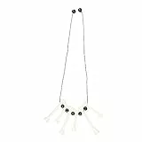 Boland 64478 - Halskette Knochen, verstellbare Kette, Perlen, Steinzeit, Höhle, Neandertaler, Karneval, Halloween, Mottoparty, Kostüm