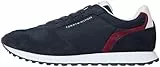 Tommy Hilfiger Herren Runner Sneaker New Eva Summer Nylon Pop aus Wildleder, Blau (Desert Sky), 43