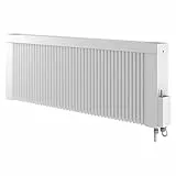 Elektro Heizung mit Keramikkern 2500 Watt - Energiesparender Elektroheizkörper mit Funkmodul IPX4 Schutzklasse Verzinkt Wandmontage für Räume von 23 bis 27 qm - Made in Germany