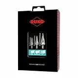 RUKO Stufenbohrer-Satz, HSS, spiralgenutet, FLOWSTEP Technologie für nahtlose Übergänge, kontrollierter Bohrvorgang, vielseitige Anwendung, 3-teilig