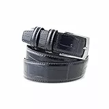 La Bottega del Calzolaio Handgefertigter Gürtel aus Krokodil Made in Italy