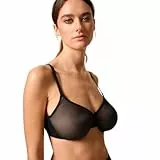 Gossard Damen BH Glossies Sheer Black Bra, SchwarzGr. 80A
