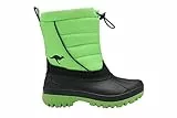 KangaROOS Unisex K-Ben Schneestiefel, Lime/Jet Black, 36 EU