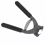 Leise Zange aus Kohlenstoffstahl, Locher, Lederhandwerkswerkzeug, 4 Mm, für Anfänger und Profis Im Lederhandwerk, Hohe Härte, Arbeitssparend (4mm-4 Zähne)