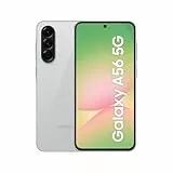 Samsung Galaxy A56 5G AI Smartphone ohne Vertrag, Simlockfreies AI Handy mit Android, 8 GB RAM, 128 GB Speicher, 50-MP-Kamera, Awesome Lightgray, 2,5 Jahre Herstellergarantie [Exklusiv auf Amazon]