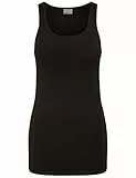 VERO MODA Damen Tank Top VMMaxi My Soft Long Basic Damentop 10185110 Black M
