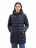 TOM TAILOR Denim Damen 1038551 Lightweight Steppmantel mit Kapuze, 10668-sky Captain Blue, S