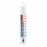 TFA Dostmann Thermometer für Kühlschrank oder Gefrierschrank, 14.4000, mit Kühlzonen, hohe Genauigkeit