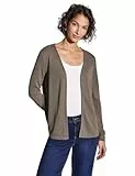 STREET ONE Damen A322908 Strick-Look Jacke, Stone Brown, 42