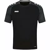 JAKO Herren T-Shirt Performance, Schwarz/Anthra Light, L
