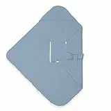 hauck Baby Einschlagdecke Snuggle so Cosy aus Baumwolle, Universal für Babyschale, Kindersitz, Kinderwagen, Buggy, Babywippe, Waschbar (Dusty Blue)