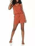 Amazon Essentials Damen Studio-Frottee-Einteiler, 9,0cm Beininnenlänge, Terrakotta, S