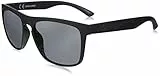 JACK & JONES Retro Vintage Unisex Sonnenbrille, Schwarz, UV400 Schutz, Kategorie 3 (CAT 3), Adult, Uni-Erwachsene, Unisex, Plastic, 2019
