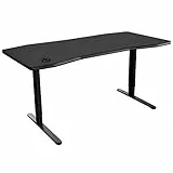 NITRO CONCEPTS D16M Gaming Tisch - Schreibtisch Computertisch 1600x800mm Carbon Black (Schwarz)