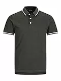 JACK & JONES Herren Jjepaulos Polo Ss Noos Poloshirt, Forest Night/Detail:Play 1/Slim FIT, XXL