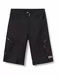 GORE WEAR Herren C3 Trail Shorts, Black/Red, M EU