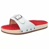 Berkemann Noppen-Sandale, Unisex-Erwachsene Pantoletten, Weiß (weiß 100),Gr.42 2 (8.5 UK)
