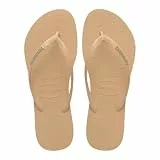 Havaianas Slim Logo Pop Up Damen FlipFlop Golden 39 EU
