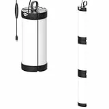 Brennenstuhl LED Vorzeltleuchte VL 500 (Hänge- und Stehlampe, 550lm, 5m USB C Kabel mit Schalter, IP54, dimmbar, Campinglampe mit Farbtemperaturstufen 2700K-6500K)
