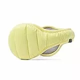 180s Down Ohrenwärmer Ohrenschützer Ohrenschutz Damen - mit Futter Herbst-Winter - One Size pastellgelb